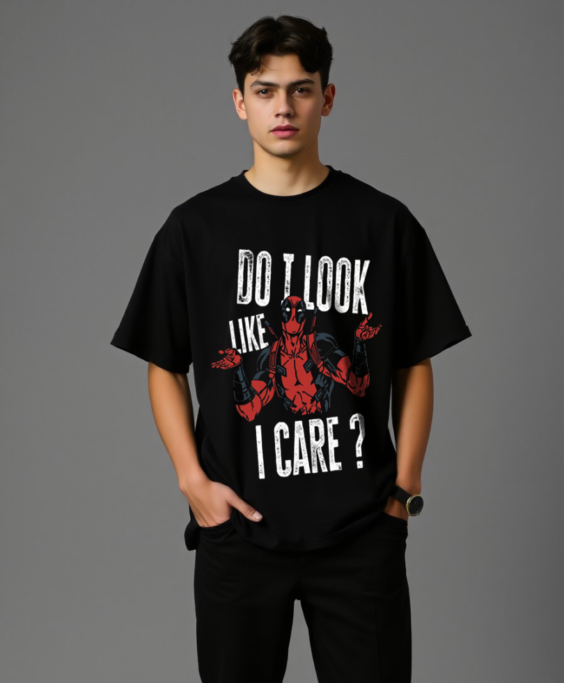 Men black custom typography graphic print t-shirt pure cotton bio wash oversized Hokage Graphic Men Oversized T-shirt Nirvana